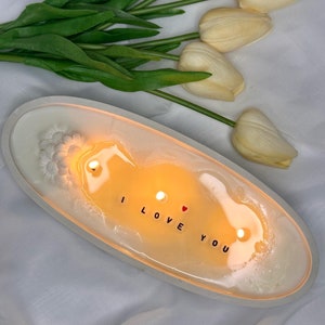 Hidden Message Candle / Secret Message Candle / Personalized Message Candle / Christmas Gift Ideas / Unique Gifts / Custom Message Candle