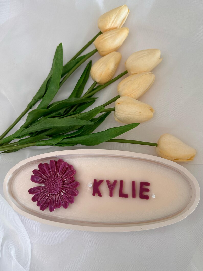 Custom Candle, Name on Personalized Candle, Custom Designed Name Gift