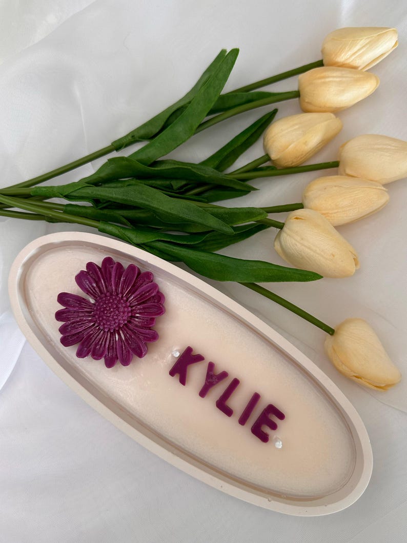 Personalized Scented Candle, Name on Personalized Candle, Customized