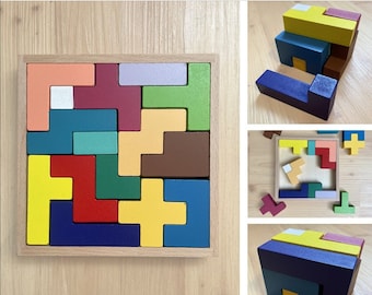 Montessori - Wooden Puzzles & Cubes