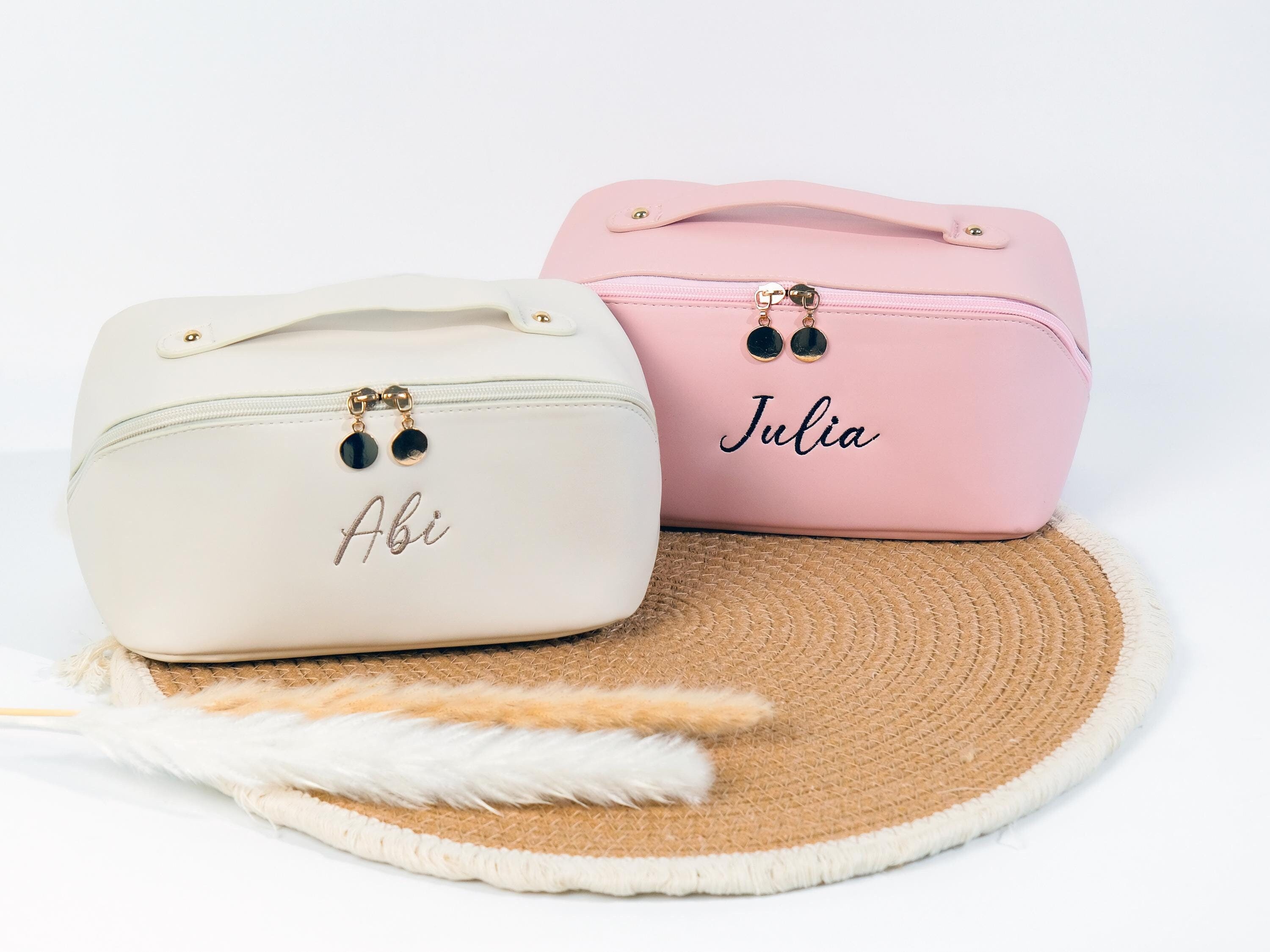 Bride Makeup Colette Cosmetic Bags Small Cosmetic Pouch English