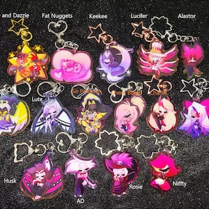 Sweet Dreams Acrylic Keychain Hazbin Hotel Fanart