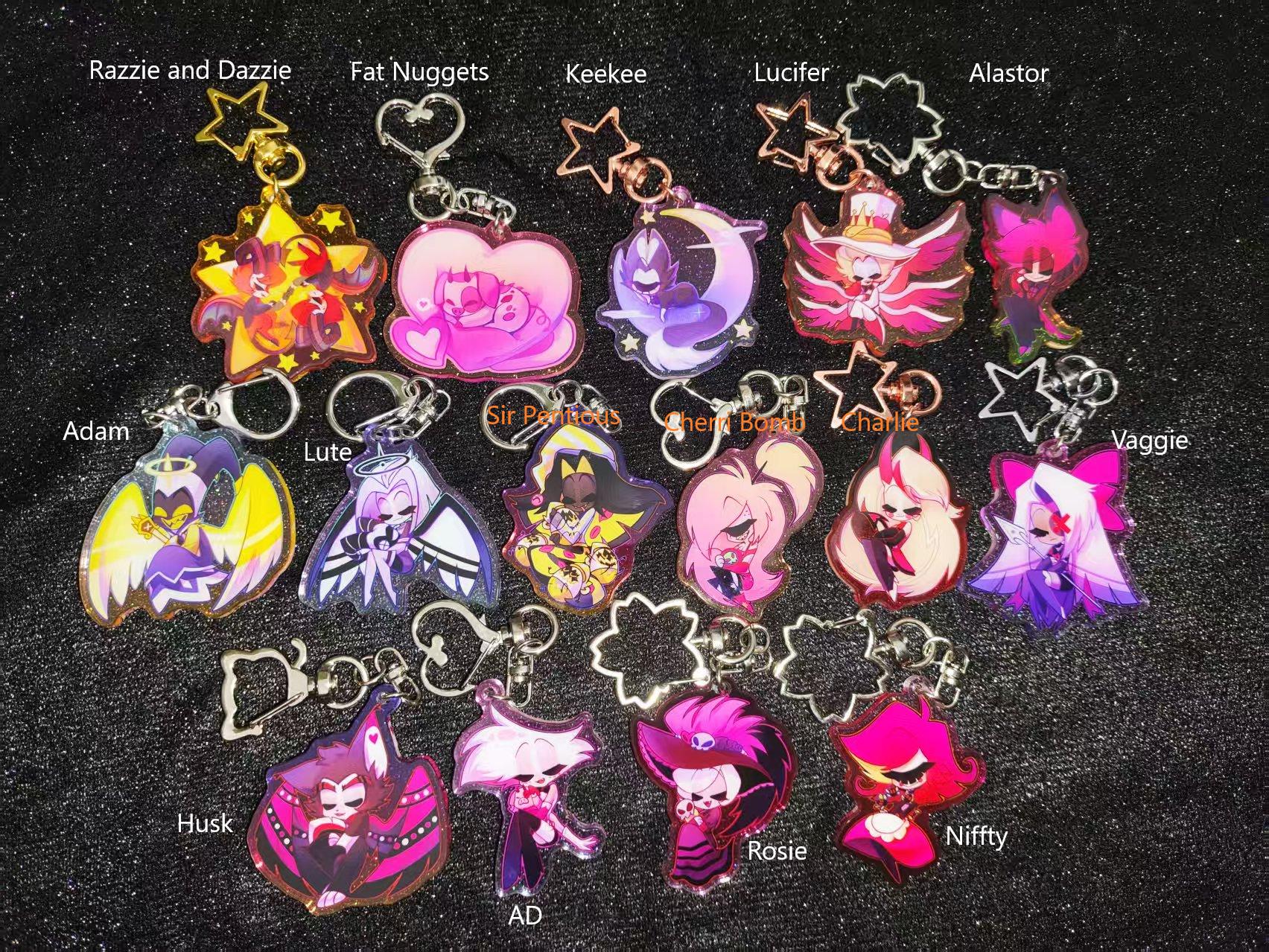 Hazbin hotel acrylic keychain - Etsy 日本