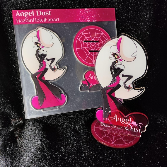 Hazbin Hotel Angel dust(エンジェルダスト)ピンズ PRE-ORDER Losin'streak Angel Dust Enamel Pin and Standee Hazbin
