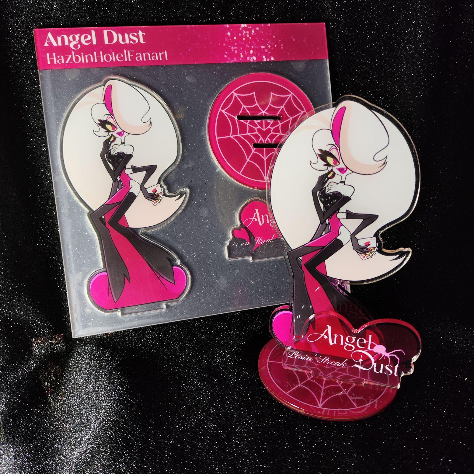 Hazbin Hotel Angel dust(エンジェルダスト)ピンズ PRE-ORDER Losin'streak Angel Dust Enamel Pin and Standee Hazbin