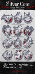 PRE-ORDER Silver Coin Pin Hazbin Hotel Fanart product logo