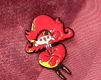 Niffty Monroe Soft Enamel Pin Hazbin Pin
