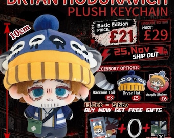 Porte-clés en peluche Bryan Hodukavich
