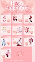PRE-ORDER Rosy Valentine Acrylic Standee Hazbin Hotel Fanart