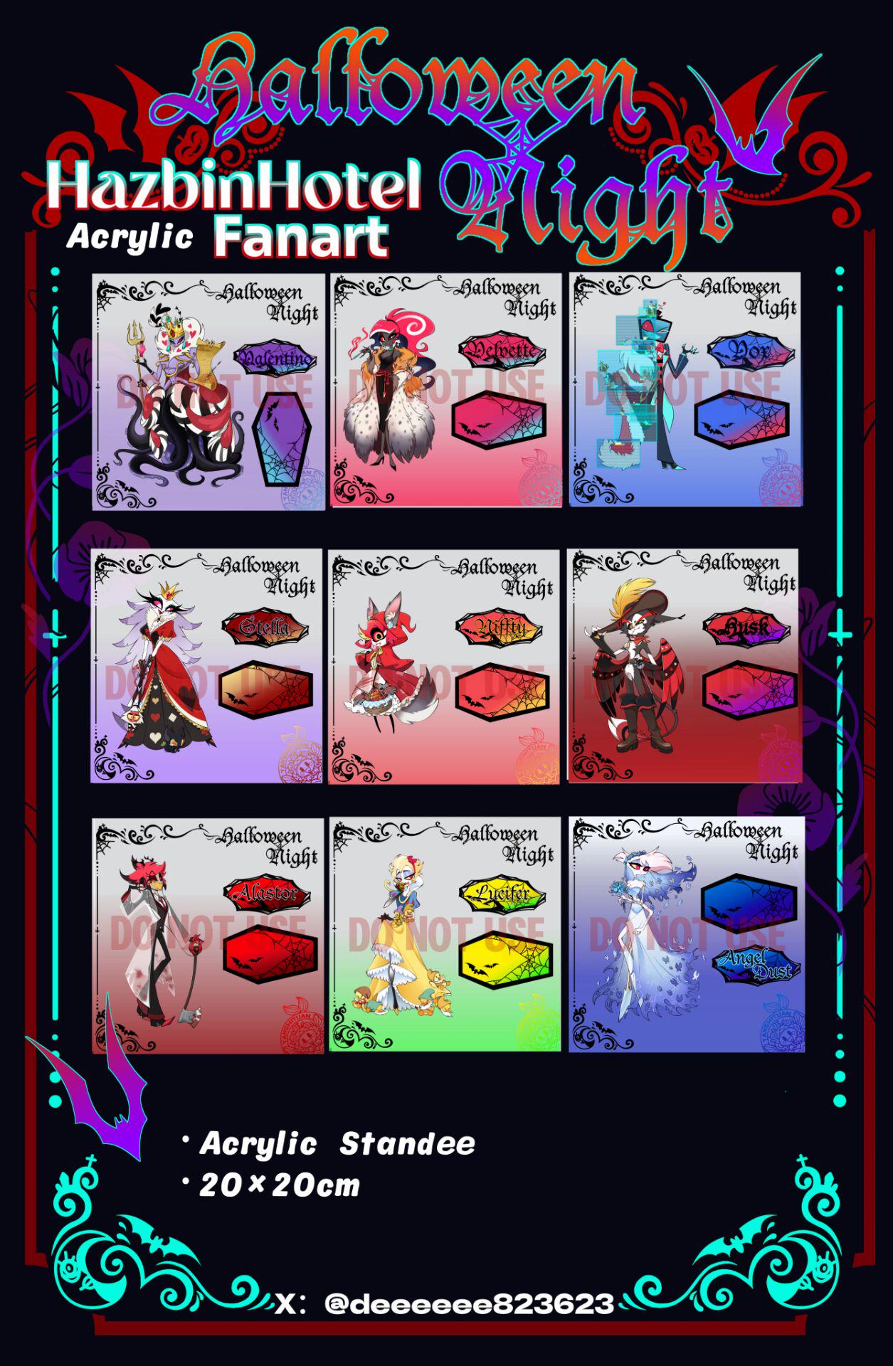 Hazbin hotel acrylic stand - Etsy 日本