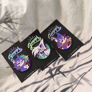 Summer Rainbow Collection Hazbin Fanart Enamel Pin