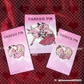 Easy Chaggie Enamel Pin Hazbin Hotel Fanart product logo