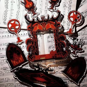 UITVERKOOP Demons Hotel Card-standaard Hazbin acryl standaard