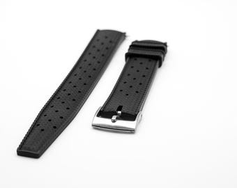 Tropic Kautschuk / Kautschuk Armband für eine Vintage Armbanduhr