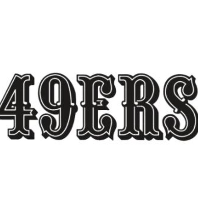 49ers Font - Etsy