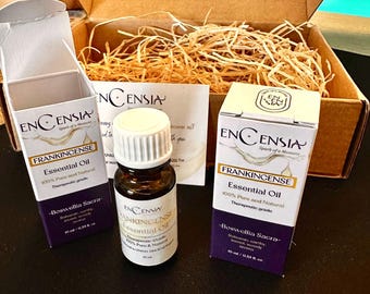 100% Pure, Natural Frankincense Oil - from Oman, Dhofar region (HACCP Certified, Organic, HALAL, GMP) (10ml)