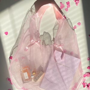 Cinnamon Girl Elegance Mesh Tote - Romantische Lana Del Rey Fairycore Tasche