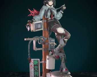 トゥイーティー　レジンフィギュア　高さ28cm ジェーン・ドゥ（ゼンレス・ゾーン・ゼロ） – レジンフィギュア