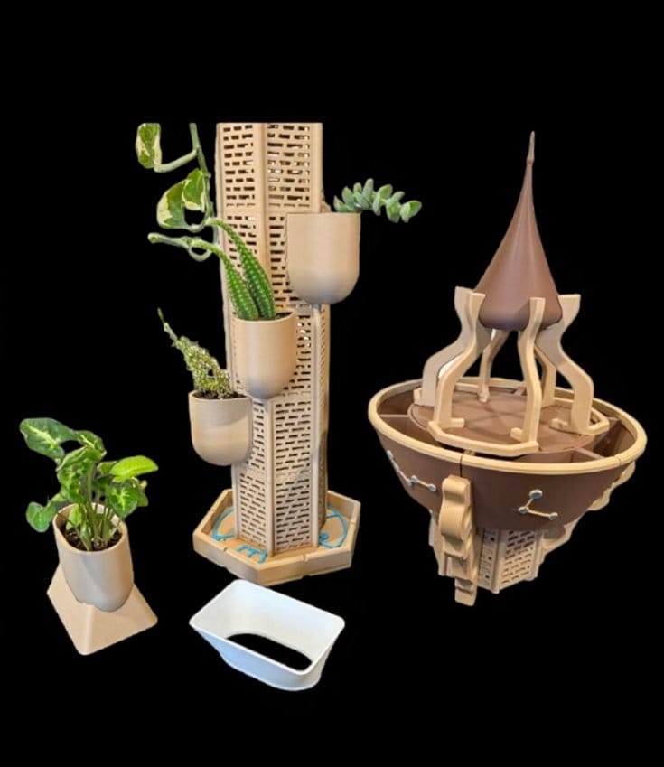 Zelda Sheikah Tower Fan Art Planter - Etsy