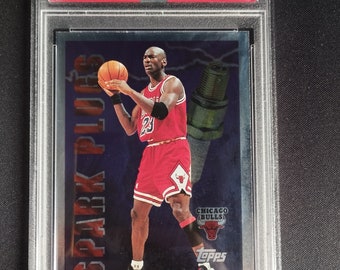 1995 Topps Spark Plugs Michael Jordan #SP2 Insert PSA 9