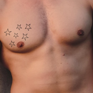 Custom Temporary Tattoos, Custom Tattoos, Galaxy Star Cluster Temporary Tattoo, Shine Like the Universe, Fake Temporary Tattoo