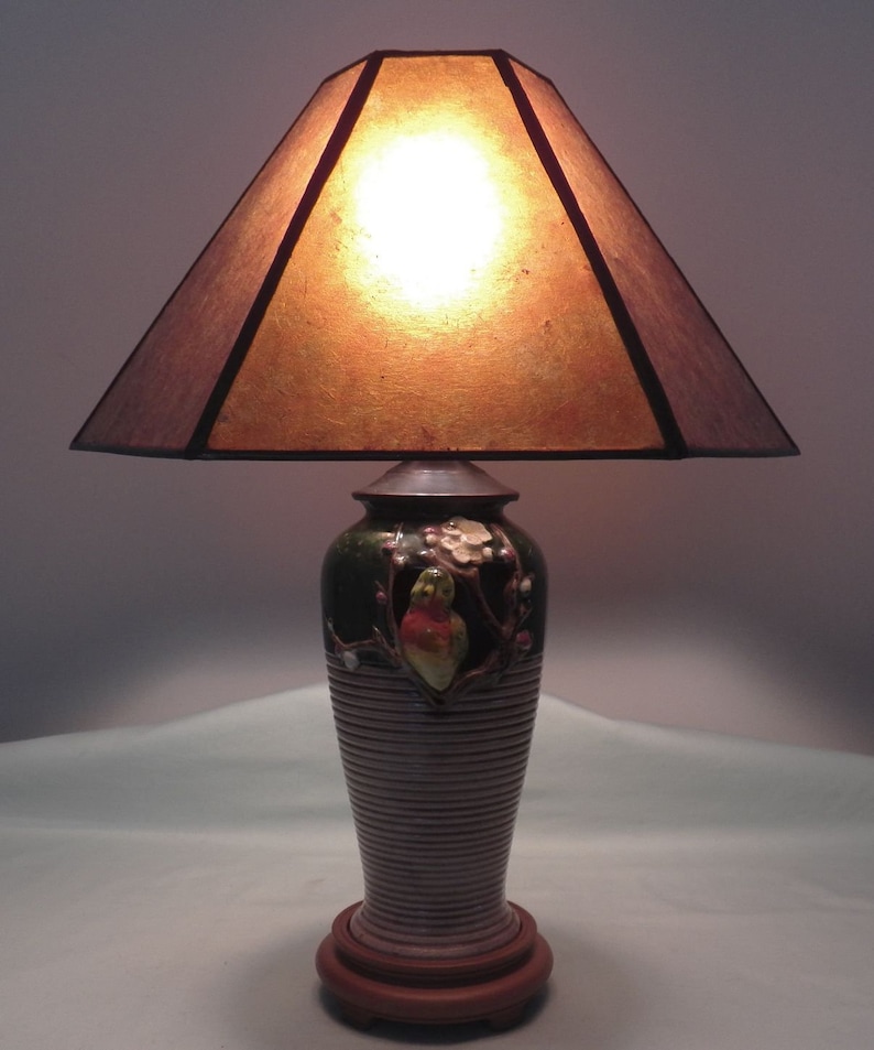 Parakeet Lamp with Mica Shade by NYM Arts image 1