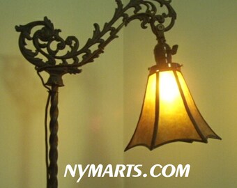 https://nymarts.com/Long-Tulip-Fitter.html  > My Tulip Mica Shade in your choice of Mica for your Antique Vintage Old Bridge Lamp