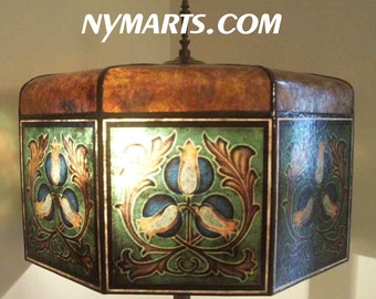 Antique Floor Lamp Shade Replacement see NYMArts.com for my Majolica Design Mica Shade