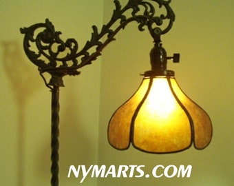 Antique Lamp Shade Replacement nymarts.com   Jack O' Lantern Fitter Shade in Your Choice of  Mica