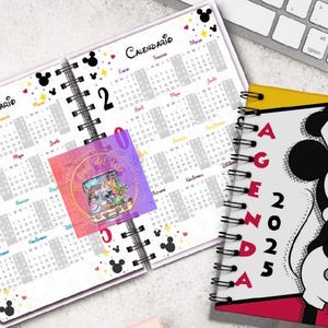 Mickey Mouse Disney Agenda 2025, digital file, instant download