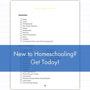 Get Started Homeschooling for Beginners Ebook – Parent's Guide & Steps
