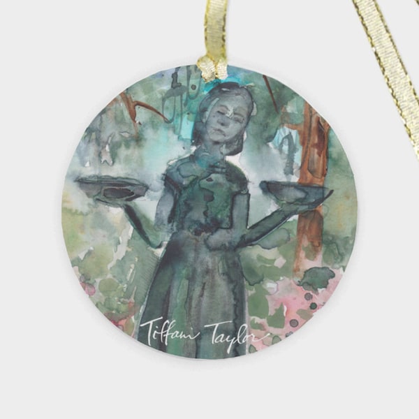 Savannah Bird Girl Ornament