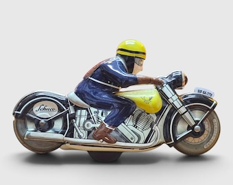 Schuco 1950's Tin Toy Motorcycle