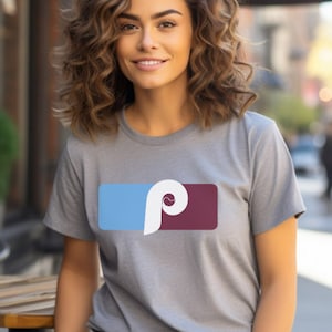 Philly Sports Baseball Jersey Short Sleeve Original Unisex Tee (Original Design) - 1980s Retro Banner w/FREE Shipping