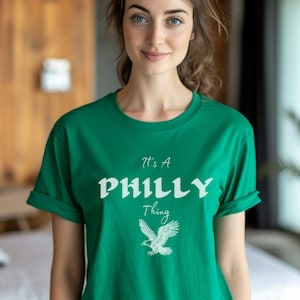 Philly Sports Football Jersey Short Sleeve Tee Original Design - Retro Unisex w/ FREE Shipping
