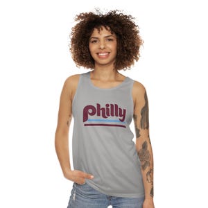 Philly Sports Baseball UNISEX Tank Top (AOP Original Design) - Retro 1980s Style w/ FREE Shipping