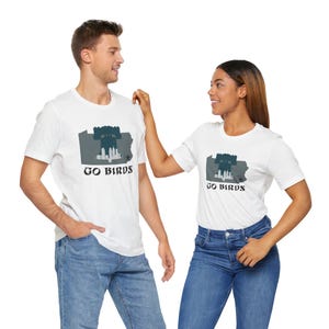 Philly Sports Football Jersey Short Sleeve Tee Original Design - Liberty Bell Unisex w/ FREE Shipping
