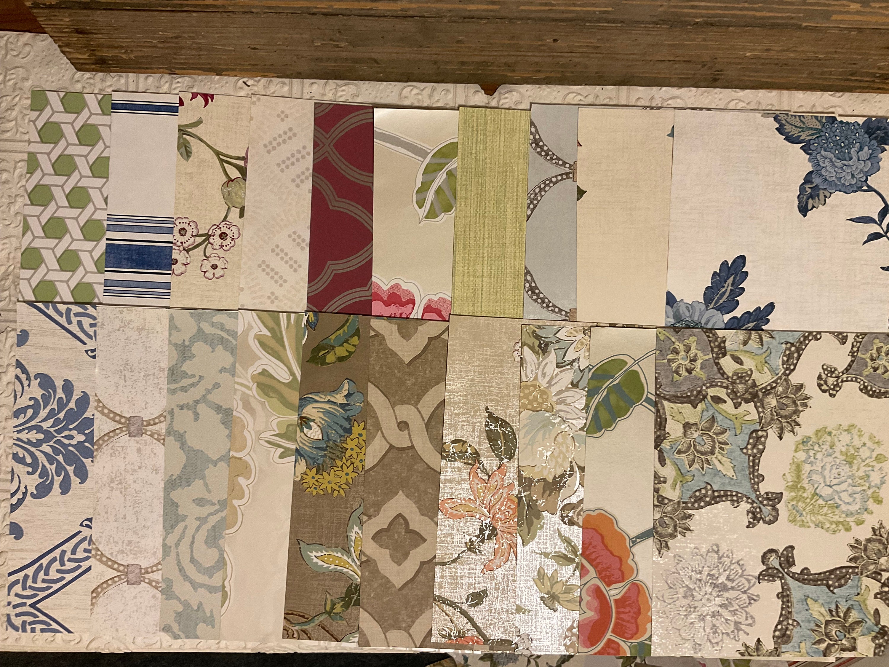 Wallpaper Samples Set 4 20 Sheets Of Wallpaper 8 X 10 Size Etsy