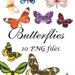 Digital PNG Files Butterflies Digital, Download, Digital Graphics image 2