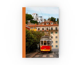 Lisbon Tram Hardback Notebook Journal – 5x7