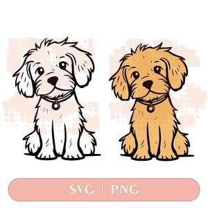 Cartoon Dog Png cut file puppy doggy Png. Includes cartoon dog Png cut files for Cricut png also included.