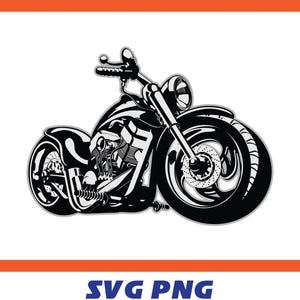 Motorcycle Svg & Png, Motorbike Clipart, Motorcycle Vector Image, Motorbile Silhouette, Motorcycle Silhouette, Motorbike Cut File