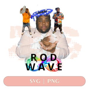 Rod Wave Nostalgia PNG File, Rapper Rod Wave Tour Design, Rod Wave Png Design, Rod Wave Nostalgia 2025 Rap Music Png