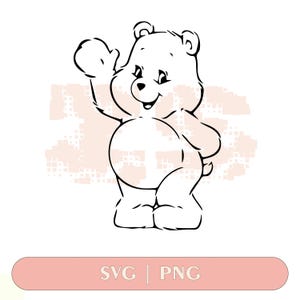 Cute bearr face birthday cheer work good luck grumpy iron on transfer shirt party cut png pdf ai eps dxf svg digital vector party birthday