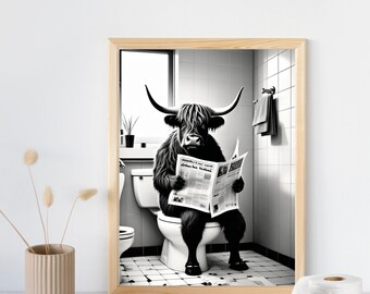 Décoration Murale Amusante Pour Salle De Bain – Impression