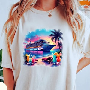 Cruise Squad 2025 Watercolor Design: Vacation Sublimation (Digital Download)