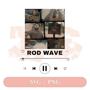 Rod Wave Nostalgia PNG File, Rapper Rod Wave Tour Design, Rod Wave Png Design, Rod Wave Nostalgia 2025 Rap Music Png