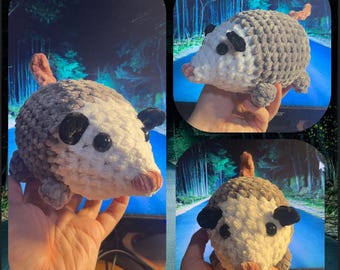 ¡Zarigüeya gruesa tejida a crochet!