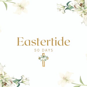 DIGITAL FILE** Floral Liturgical Calendar/Catholic Calendar/Ordinary Time/Lent/Christmastime/Eastertide/ Liturgical Calendar Easter Decor