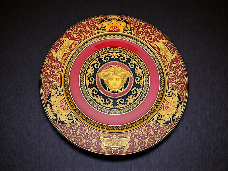 Wall plate, Rosenthal for Versace, Ikarus Medusa model, 1990s. image 5